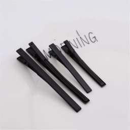 10pcs 5mm Width 47/60/80mm Alligator Hair Clip Hairpin Flat Top With Teeth Blank Setting For DIY Hair Clips Jewelry Making