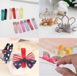 10pcs 5mm Width 47/60/80mm Alligator Hair Clip Hairpin Flat Top With Teeth Blank Setting For DIY Hair Clips Jewelry Making