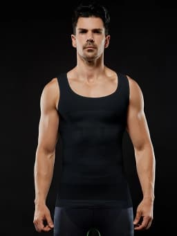 Men's Compression Body Shaper Tank Top, Slimming Vest