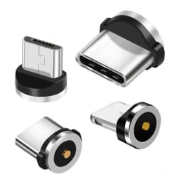 5pcs Mobile Phone Type c Dust Plug for USB C Micro Replacement Parts Converter Magnetic Tips Charging Cable Adapter