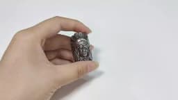 Vintage Indian Chief Rings For Men 316L Stainless Steel Biker Men's Ring Huge Punk Hip Hop Ring Fashion Jewelry Gift