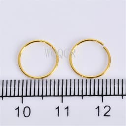 20PCS 925 Silver Nose Ring Lip Piercing Jewelry For Women Cartilage Helix Hoop Small Tiny Seamless Body Piercing Supplies