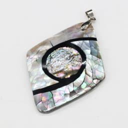 Natural Shell Pendant Mother of Pearl Splicing Abalone Shell Exquisite charms For jewelry making DIY Necklace accessories