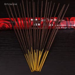 Artracyse 20 Sticks India Coconut Incense Sandalwood Household Bedroom Toilet Agarwood Tibetan Line Aromatherapy