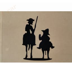 STICKER VINYL Famous novel Don Quixote Cervantes character sketch CAR STICKER