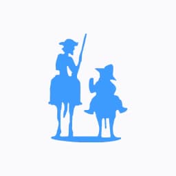 STICKER VINYL Famous novel Don Quixote Cervantes character sketch CAR STICKER