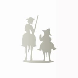 STICKER VINYL Famous novel Don Quixote Cervantes character sketch CAR STICKER