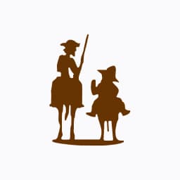 STICKER VINYL Famous novel Don Quixote Cervantes character sketch CAR STICKER