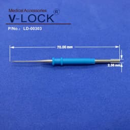 2026 Wholesale Electrosurgical Cautery Pencil Needle Electrode 2.36*70mm for Disposable ESU Pencil 10pcs Packing