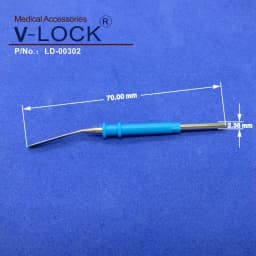 2026 Wholesale Electrosurgical Cautery Pencil Needle Electrode 2.36*70mm for Disposable ESU Pencil 10pcs Packing