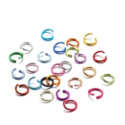300Pcs/Lot 6 8 10 mm Metal Colorful Open Jump Rings Split Rings Jump Rings Connectors For DIY Jewelry Making Findings Supplies