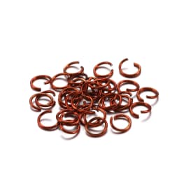 300Pcs/Lot 6 8 10 mm Metal Colorful Open Jump Rings Split Rings Jump Rings Connectors For DIY Jewelry Making Findings Supplies