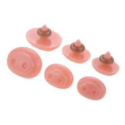 10Sets Doll Snap Animal Scrapbooking Making Pink Pig Nose Safety Nose Plastic Nose Stuffed Toy Puppet Amigurumi Doll Accessories