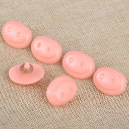 10Sets Doll Snap Animal Scrapbooking Making Pink Pig Nose Safety Nose Plastic Nose Stuffed Toy Puppet Amigurumi Doll Accessories