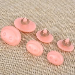 10Sets Doll Snap Animal Scrapbooking Making Pink Pig Nose Safety Nose Plastic Nose Stuffed Toy Puppet Amigurumi Doll Accessories