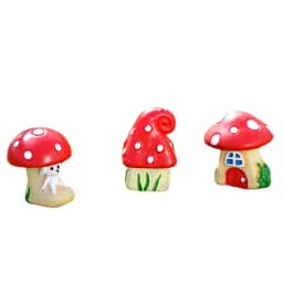 Cute Village House Miniature Garden Mini Craft Figurine Plant Pot Garden Ornament Miniature Fairy Garden Decor DIY Accessories