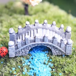 Cute Village House Miniature Garden Mini Craft Figurine Plant Pot Garden Ornament Miniature Fairy Garden Decor DIY Accessories