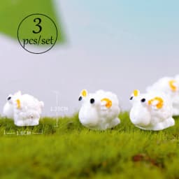 Cute Village House Miniature Garden Mini Craft Figurine Plant Pot Garden Ornament Miniature Fairy Garden Decor DIY Accessories