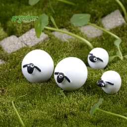 Cute Village House Miniature Garden Mini Craft Figurine Plant Pot Garden Ornament Miniature Fairy Garden Decor DIY Accessories
