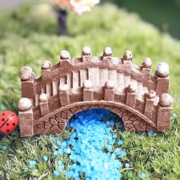 Cute Village House Miniature Garden Mini Craft Figurine Plant Pot Garden Ornament Miniature Fairy Garden Decor DIY Accessories