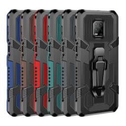 Luxury Shockproof Case For Xiaomi Redmi Note 11 10 9 8 5 6 7 PRO For Redmi 8 8A 7A 9 9A 9C Armor Stand Holder Belt Clip Covers