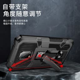 Luxury Shockproof Case For Xiaomi Redmi Note 11 10 9 8 5 6 7 PRO For Redmi 8 8A 7A 9 9A 9C Armor Stand Holder Belt Clip Covers