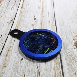Motorcycle Tax Disc Motorbike Universal Round, Motorcycle Insurance Sticker Holder, Waterproof Multicolors
