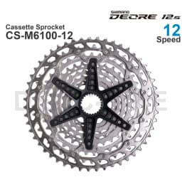 SHIMANO DEORE M6100 12v Cassette Sprocket CS-M6100-12 12-Speed - HYPERGLIDE for MTB bike Original Parts