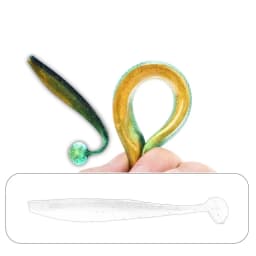 9/12/16cm Soft Fishing Lure Wobblers Artificial Silicone Bait T-Tail Worm Jig Easy Shiner For Pike Bass