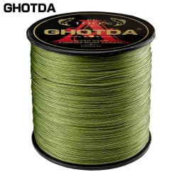 GHOTDA High Density Weaves Fishing Line 4 Strands 300M 100M Multifilament PE Braided Wire Cast Rod Sea Fishing Gear Accessories