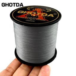 GHOTDA High Density Weaves Fishing Line 4 Strands 300M 100M Multifilament PE Braided Wire Cast Rod Sea Fishing Gear Accessories