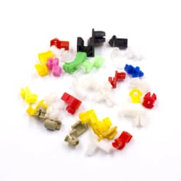 Mixed 50 Pcs Car Wire Clips Fixed Door Lock Rod Clip Side Fasteners Retainer Rivet