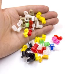 Mixed 50 Pcs Car Wire Clips Fixed Door Lock Rod Clip Side Fasteners Retainer Rivet