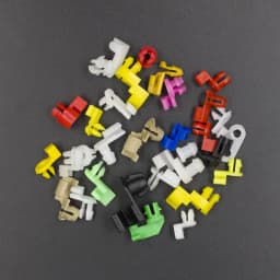 Mixed 50 Pcs Car Wire Clips Fixed Door Lock Rod Clip Side Fasteners Retainer Rivet