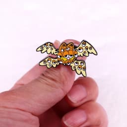 Seraph Seraphim Cat Badge Wings Kitty Classic Cartoon Art Enamel Pin Brooch Jewelry