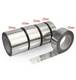 300mm Wide Thermal Resist Duct Repairs High Temperature Resistant Foil Adhesive Tape Useful Aluminium Foil Adhesive Sealing Tape