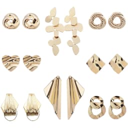 New European Exaggerated Women's Metal Hanging Earrings Multi-layers Alloy Pendants Twisted Unusual Earrings Fashion Cool Stuff