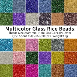 2/3/4mm Miyuki Glass Seed Beads Japanese 11/0 Waterproof Glass Spacer Loose Beads for Jewelry Making DIY Bracelet Sewing 18g/lot