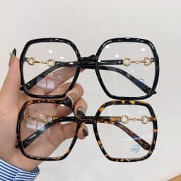 Women New Oversized Square Eyeglasses Anti Blue Myopia Glasses for Men Gafas Myopia 0 To -4.0 Plastic Myopia Glasses