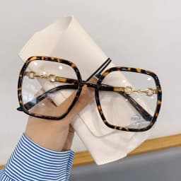 Women New Oversized Square Eyeglasses Anti Blue Myopia Glasses for Men Gafas Myopia 0 To -4.0 Plastic Myopia Glasses