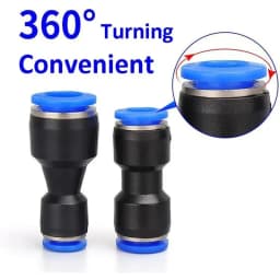 10PCS Pneumatic Fittings Quick Connector Air Plastic Hose Tube Connectors PU PG 4mm 6mm 8mm 10mm 12mm Push Into Pluglug
