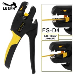 1PC FS-D4 Wire Stripper Tool Stripping Pliers Automatic 0.08-10mm 32-7AWG Cutter Cable FS-D3 Multitool Adjustable 0.03-6mm2
