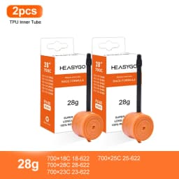 Ultralight Bike Inner Tube 700C 18 23 25 28 Road Bicycle TPU Tire 65mm Length French Valve Super Light Tube