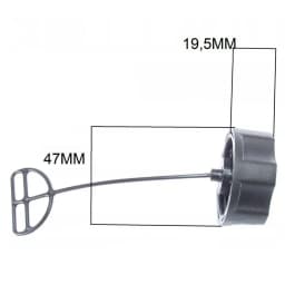 2pc Multi-Fuel Petrol Tank Cap Trimmer Brush Cutter Accessories Parkside For Fuxtec Güde Rotfuchs Garden Trimmer Parts