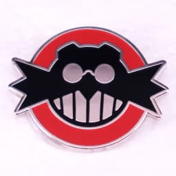Game Villain Evil Dr Eggs Man Enamel Pin Brooch Player Gift Badge