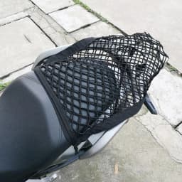 Motorcycle Helmet Storage Trunk Bag Cargo Bike Scooter Luggage Net Helmet Mesh Fuel Tank Storage Rubber Band Sorting Net
