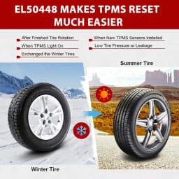Car TPMS Reset Tool EL50448 OEC-T5 Auto Tire Pressure Monitor Sensor Relearn Tool for Opel Buick Chevrolet GMC Hummer Chevy