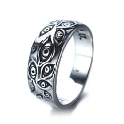 Anime Jujutsu Kaisen Rings Ryomen Sukuna Cosplay Black Dead Eye Unisex Ring Prop Jewelry Gift Accessories Decoration Wholesale