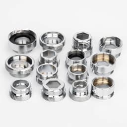 2Pcs/Lot M22 to M20 M18 M28 Thread Stainless Steel Connectors Faucet Joints Kitchen Water Tap Adapter Water Purifier Accessories
