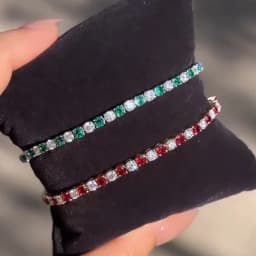 Geometric CZ Bezel Tennis Bracelets For Women Girl Classic Fashion High Quality 5A Cubic Zirconia Jewelry